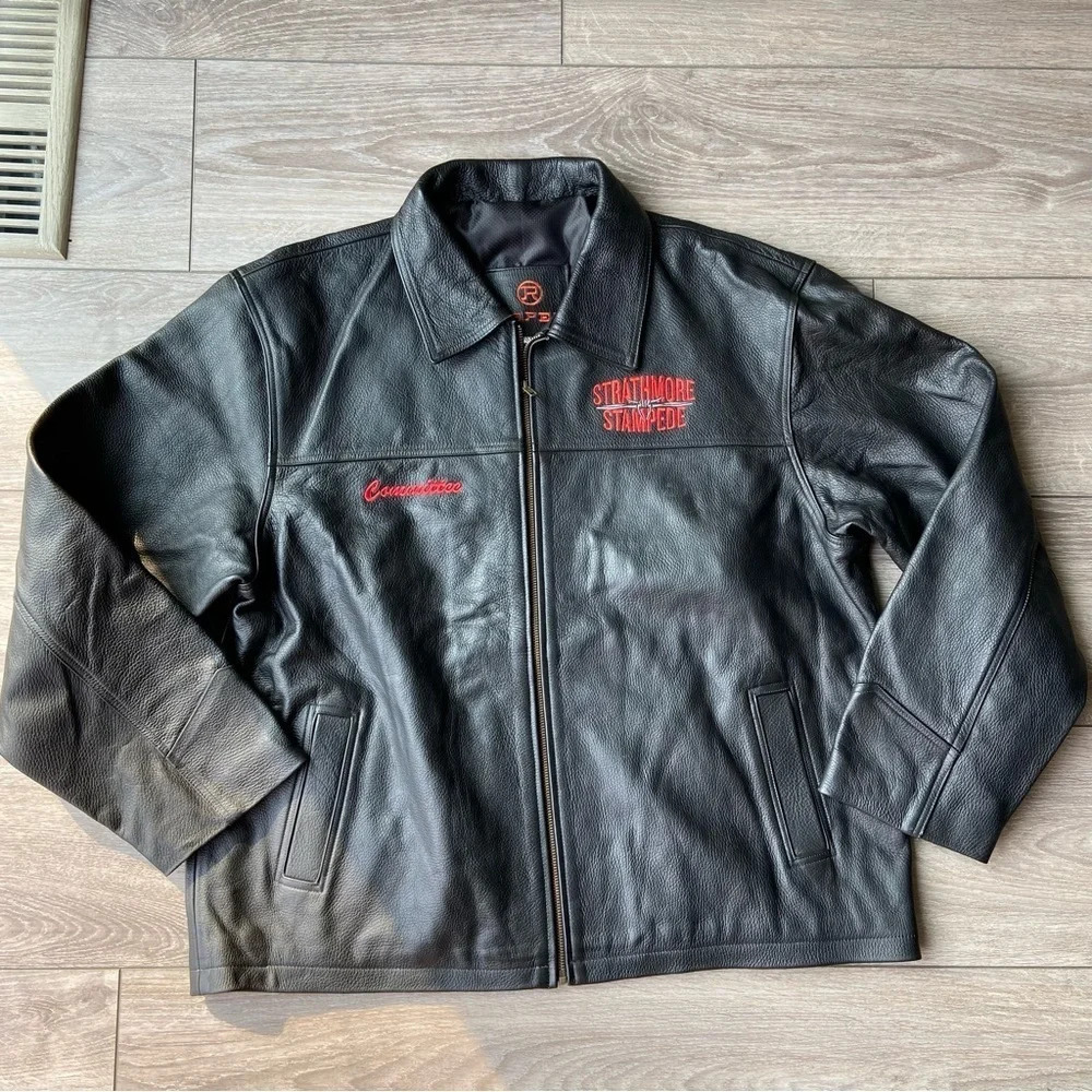 Roper Strathmore Stampede Western Leather Jacket - Picture 6 of 16